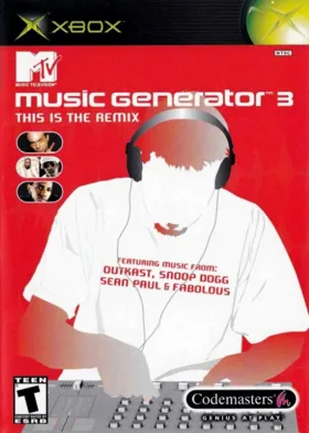 MTV Music Generator 3 This Is The Remix (USA) box cover front